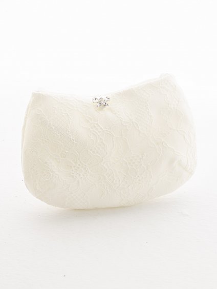 studioagnes Bianco Evento bridal handbag svatebni kabelka psanicko krajkove s krajkou pro nevestu T14