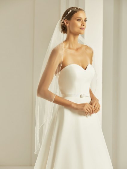 Bianco Evento bridal veil S259 (1)