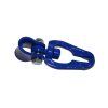 Lanový kluzný hák otočný oboustranný 10 modrý