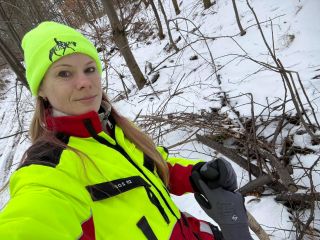 Na naháňce jedině ve Pfanner. Bunda 112 , zimní rukavice, a lodenové kalhoty #myslivost #myslivci #myslivec #nahanka...