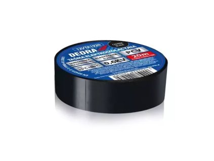Dedra 12VTA1910 Elektroizolačná páska PVC čierna