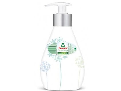 Mydlo Frosch Sensitive, tekuté, s dávkovačom, 300 ml