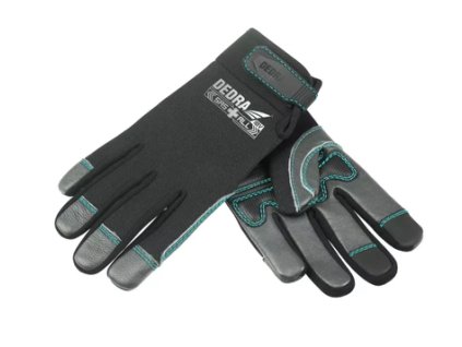DEDRA DED7105R09 Pracovné rukavice z kozej kože