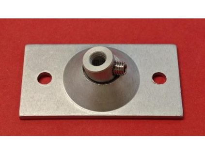 Držiak lanka DL 4 pre kotvenie do podlahy (elox)