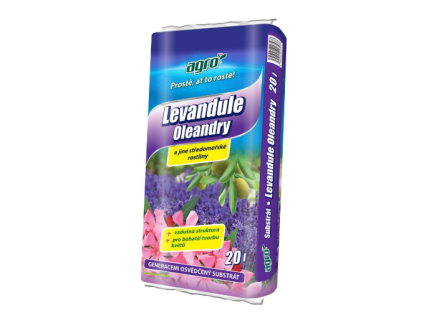 AGRO SUBSTRÁT NA LEVANDULE A OLEANDRE 20L