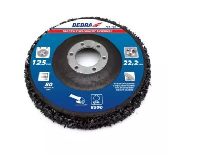 Dedra F61-125 Kotúč z brúsneho textilu 125mm, priemer otvoru 22.2mm