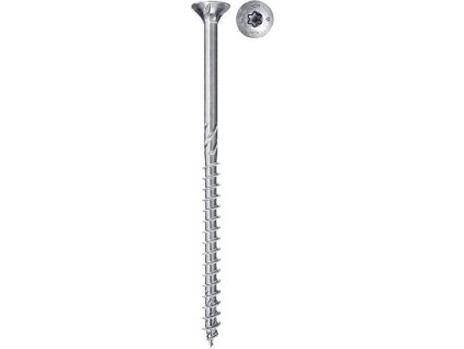 Fischer 670486 Power-Fast II krutka do drevotriesky 6 mm 80 mm vnútorná korunka šesťhranná, vnútorná hviezdica, TX, Torx, T profil ocel glavanizované zinkom ( 1KS )
