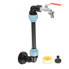 Sada 254806 ventil 3/4" + plastová redukcia 59 mm + výpust 3/4"
