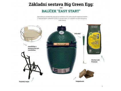 Základní sestava Big Green Egg Balíček Easy start