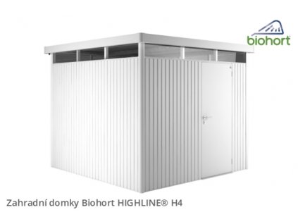 Biohort Zahradní domek HIGHLINE® H5, stříbrná metalíza