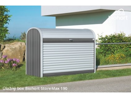 Biohort Úložný box StoreMax® 190, tmavě šedá metalíza