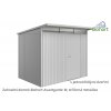 Biohort Zahradní domek AVANTGARDE A5, stříbrná metalíza