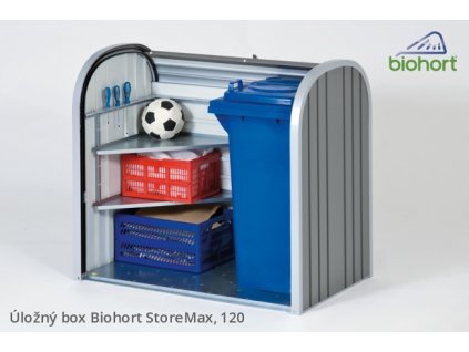Biohort Úložný box StoreMax® 120, tmavě šedá metalíza