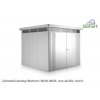 Biohort Zahradní domek HIGHLINE® H3, stříbrná metalíza