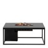 5980990 Cosiloft 120 lounge table black black alu