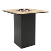 5980110 Cosiloft 100 bar table black teak