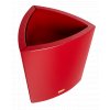 Hliníkový obal na květináč TRIANGLE L (Barva Červená)