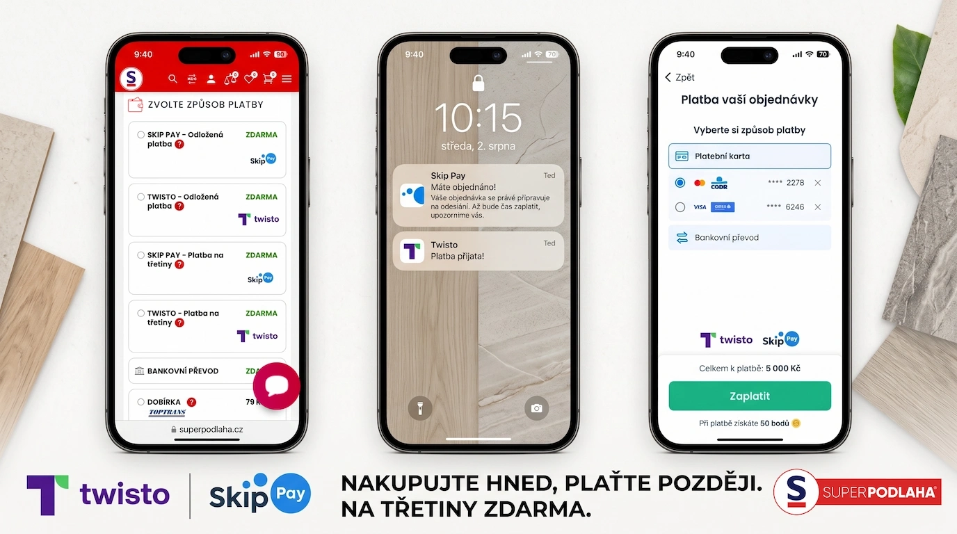 Moderní platby Skip Pay a Twisto