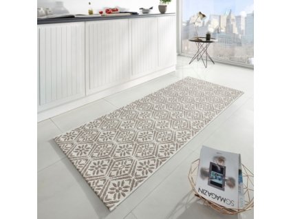 Běhoun Soho 102800 Beige-Creme 80x200 cm