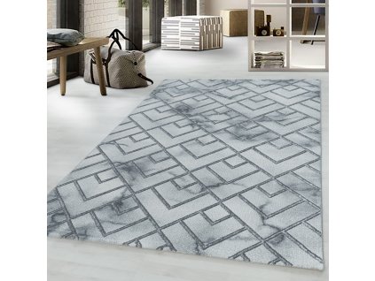 Kusový koberec Naxos 3813 silver