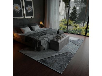 koberec jasper 40236 895 sivy
