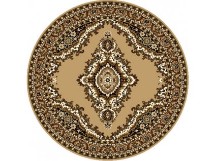 Kusový koberec TEHERAN T-102 beige kruh
