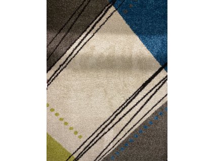 Kusový koberec Verdi 80011 ivory green blue DOPRODEJ