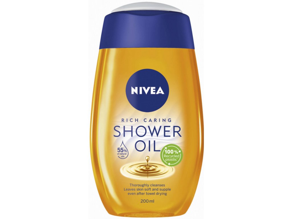 NIVEA Shower Oil Natural 200 ml Sprchový olej