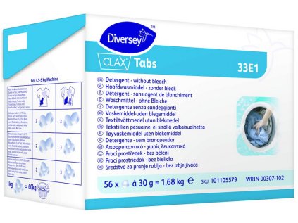 Clax Tabs 33E1 56 ks Kapsuly na pranie