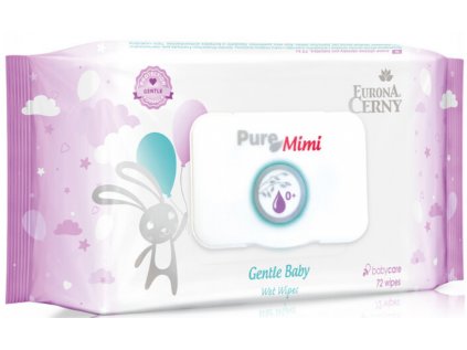 PURE MIMI Baby Wet Wipes 72 ks Detské vlhčené obrúsky