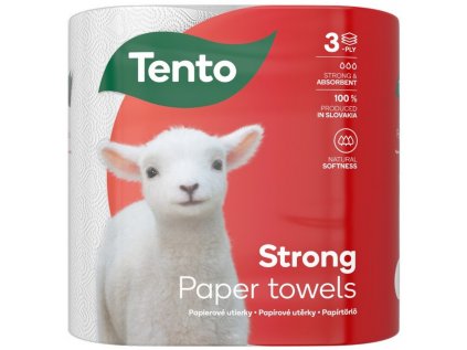 TENTO Paper Towels Strong 17 m 2 ks Kuchynské utierky