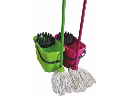 DELUX wet mop set + strapcový mop (10 L)