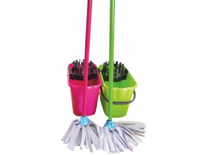 DELUX wet mop set + viskózny mop (10 L)