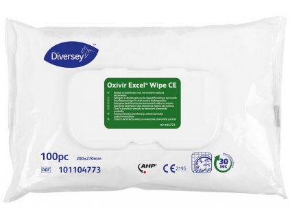 OXIVIR Excel Wipe 100 ks Dezinfekčné obrúsky