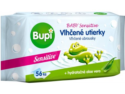 BUPI Baby Wet Wipes Sensitive 56 ks Detské vlhčené obrúsky