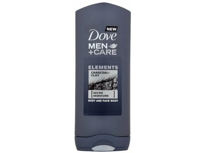 DOVE Men+Care Charcoal&Clay 400 ml Sprchový gél