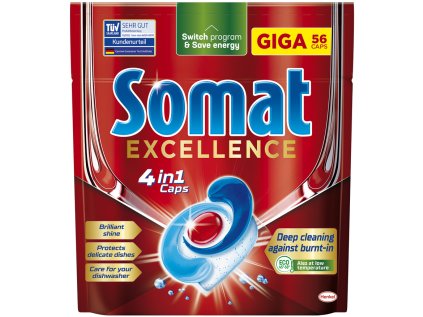 Somat Excellence 4in1 Caps 56 ks Tablety do umývačky
