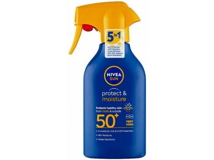 Nivea Sun Protect Moisture 50 270 ml Sprej na opaľovanie