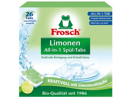Frosch All in One Limonen 26 ks Eko tablety do umývačky