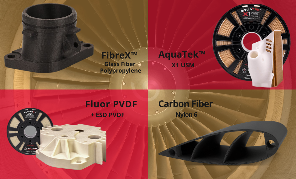 specialy materialy 3DXTech v turbine male