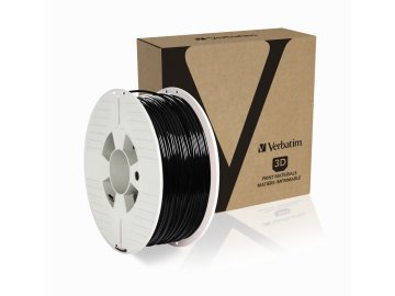 Verbatim PET G 2.85mm Black Angled+Product