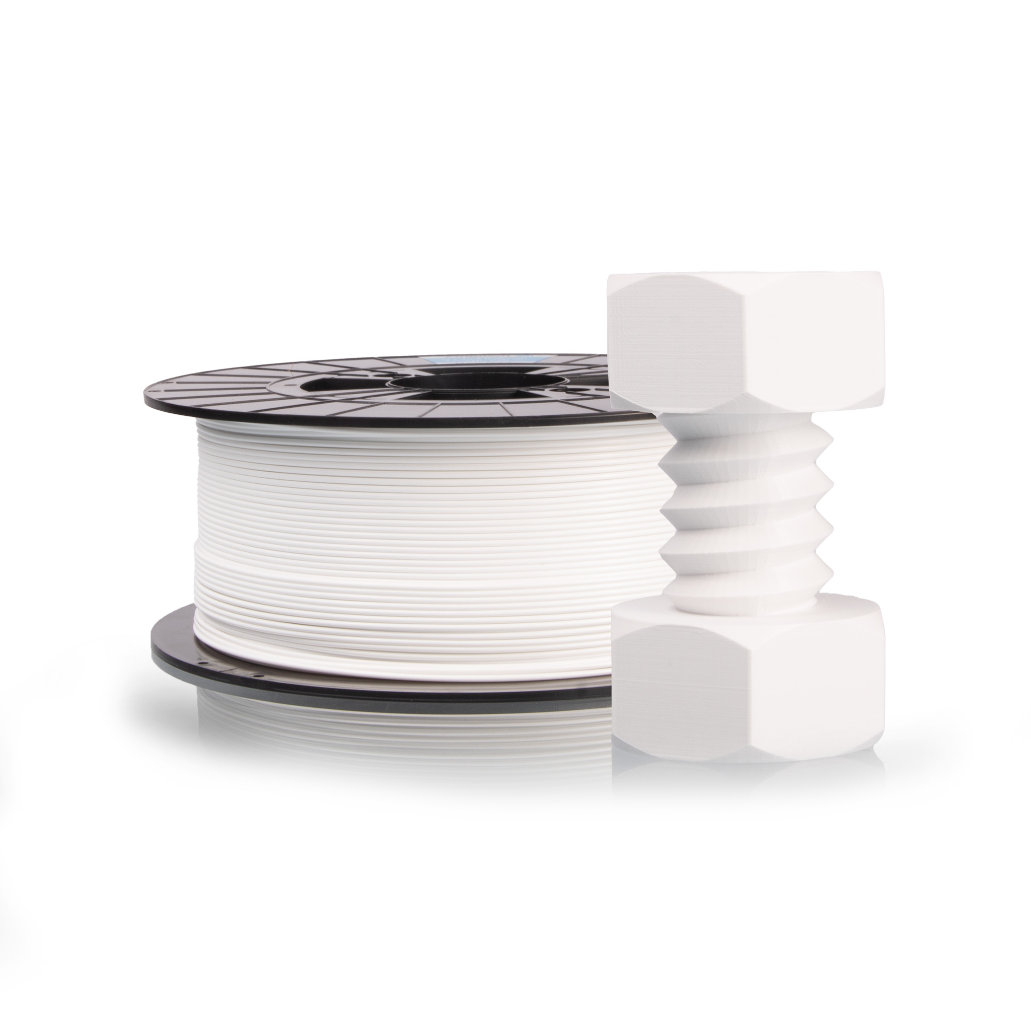 Filament PM PETG bílá Hmotnost návinu: 1 kg, Průměr struny: 2.85 mm