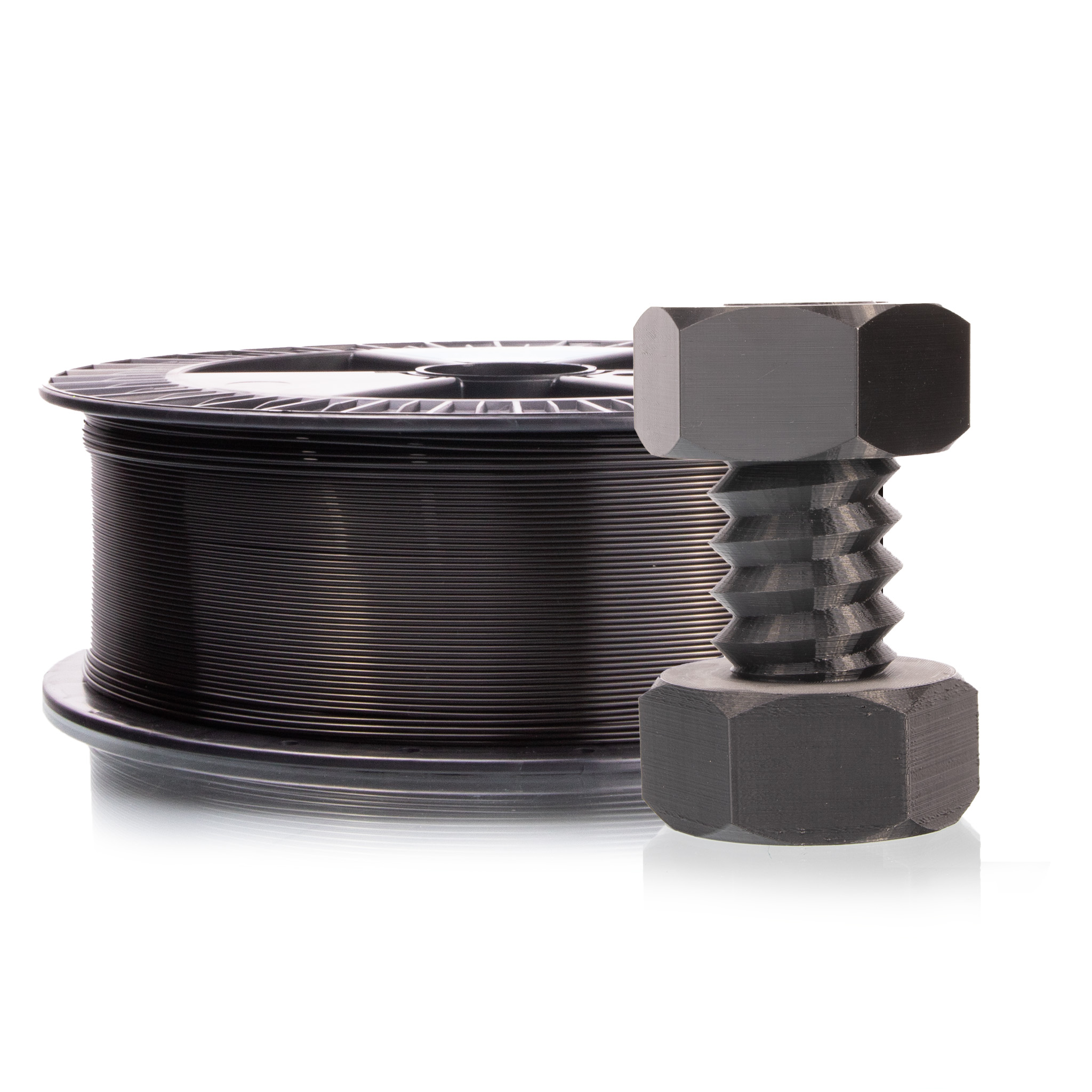 Filament PM PETG černá Hmotnost návinu: 1 kg, Průměr struny: 1.75 mm