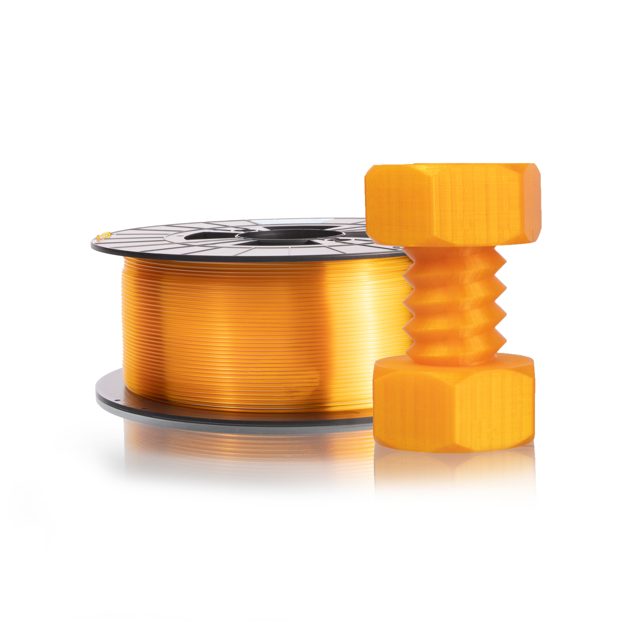 Filament PM PETG transparentní žlutá Hmotnost návinu: 1 kg, Průměr struny: 1.75 mm