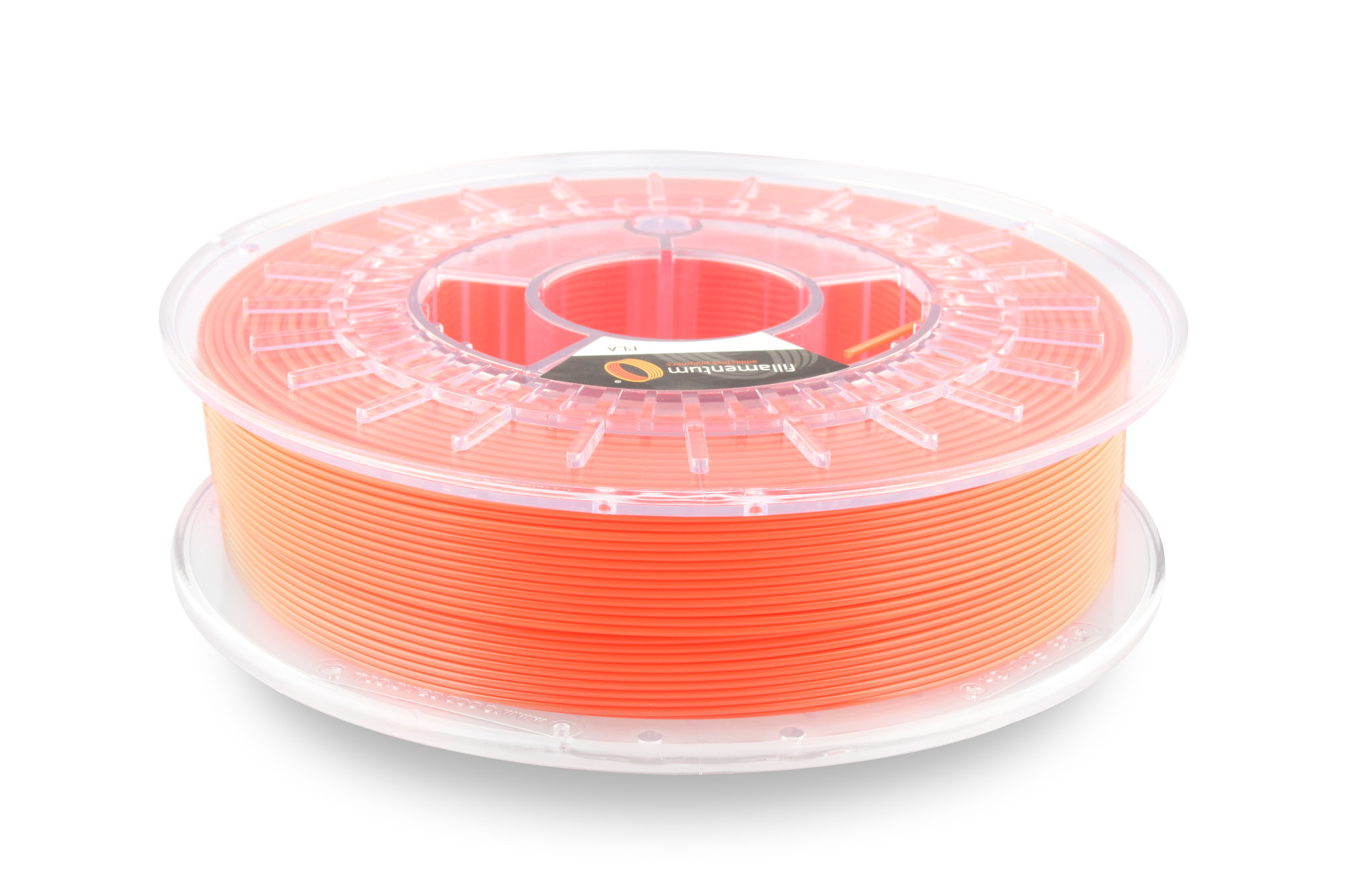 PLA Extrafill Luminous Orange Hmotnost návinu: 0.75 kg, Průměr struny: 1.75 mm
