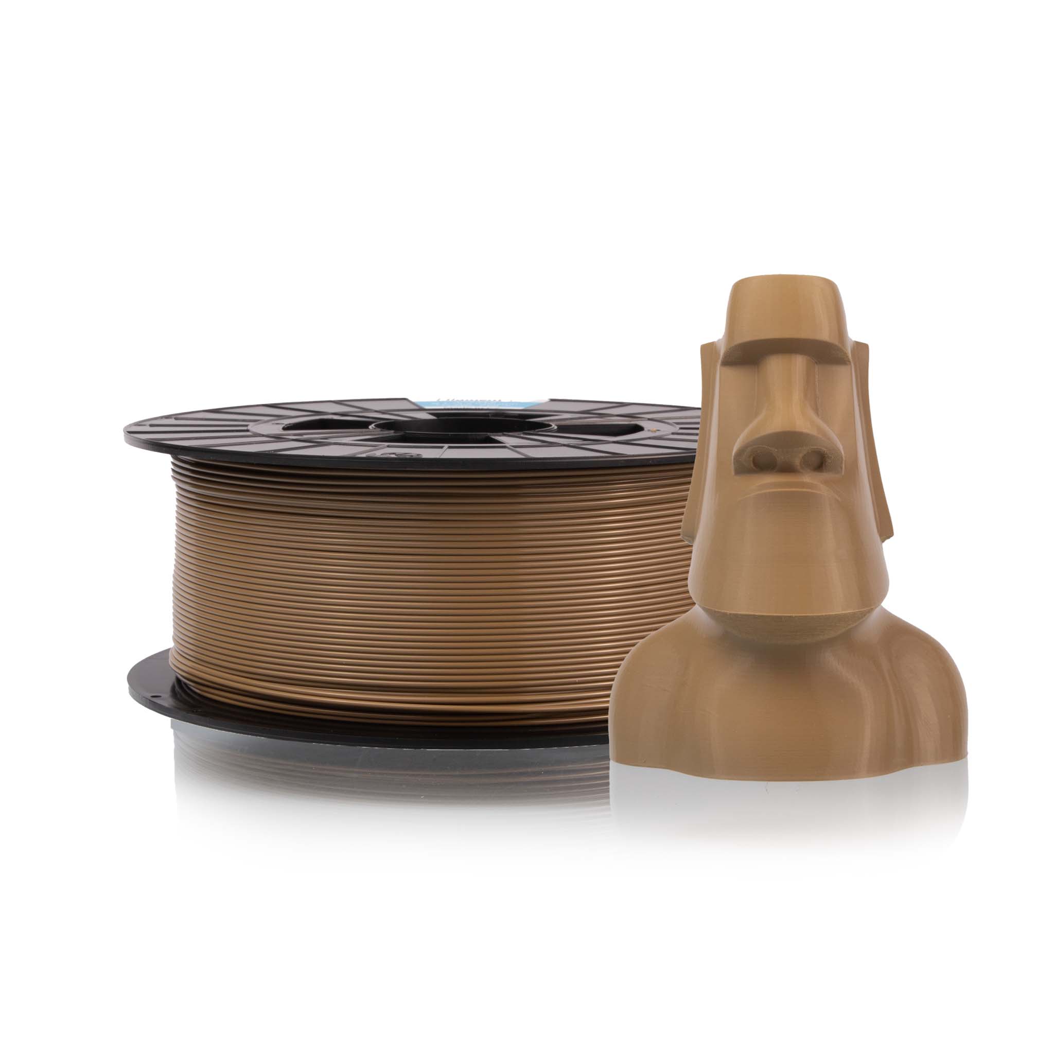 Filament PM PLA khaki Hmotnost návinu: 1 kg, Průměr struny: 1.75 mm