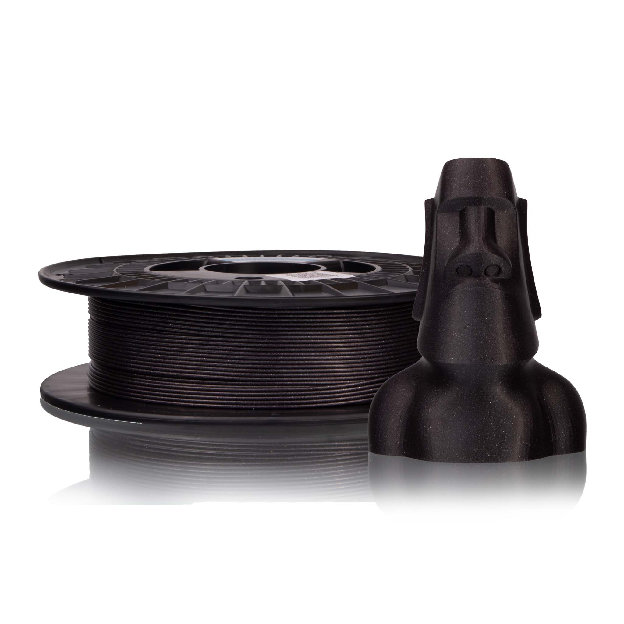 Filament PM PLA grafitová černá Hmotnost návinu: 1 kg, Průměr struny: 1.75 mm