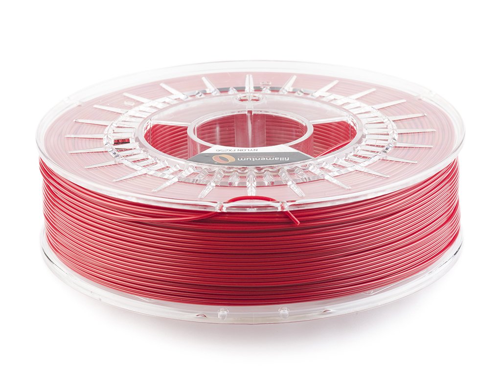 Nylon FX256 Signal Red Hmotnost návinu: 0.75 kg, Průměr struny: 1.75 mm