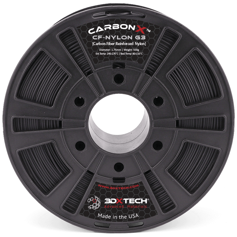 CARBONX™ PA6 CF Nylon (GEN 3) 3D Printing Filament 1,75 mm 500g