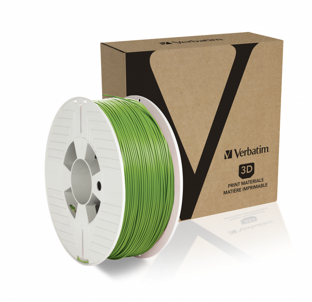 Verbatim PLA green 1,75mm 1kg Hmotnost návinu: 1 kg, Průměr struny: 1.75 mm